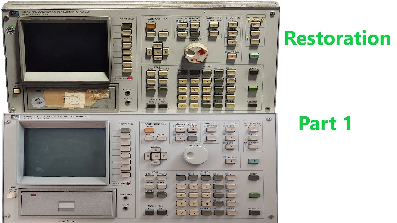 HP 4145A ASMR Restoration and Repair   Part 1