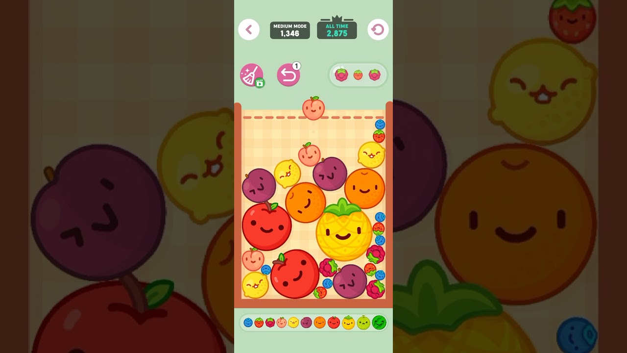 Fruits merge game 