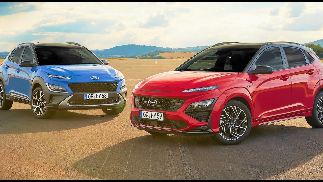Первый взгляд на новинки Hyundai Kona N-Line 2021 года |  кроссовер Hyundai Kona N-Line 2021 года
