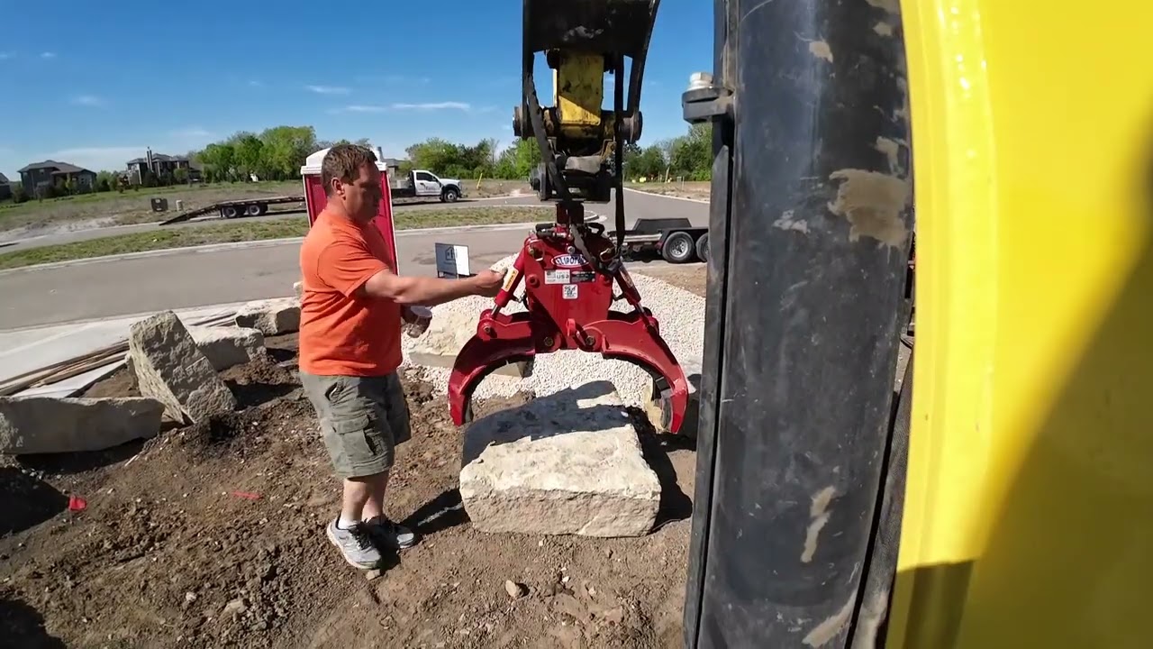 EZ Spot R Setting Limestone Wall