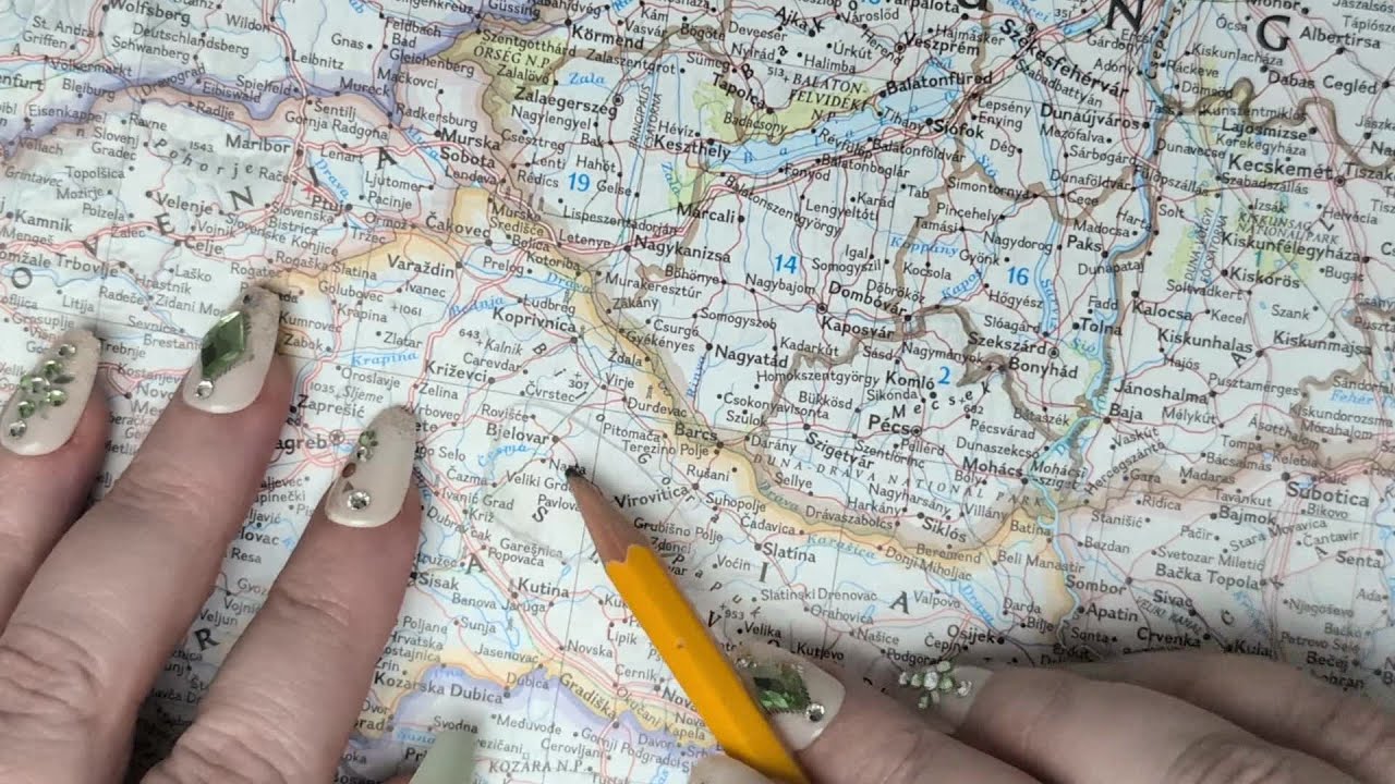 ASMR ~ Bjelovar-Bilogora, Croatia History & Geography ~ Soft Spoken Map Tracing Google Earth