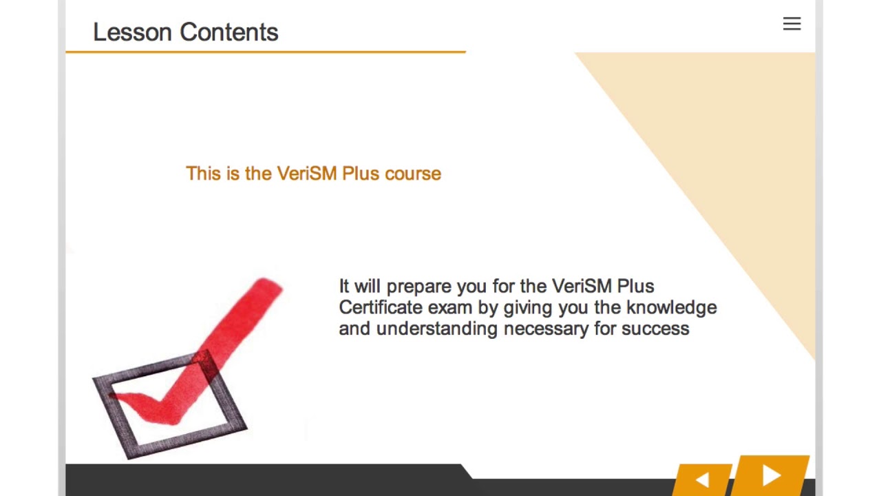VeriSM Plus Course   Introduction