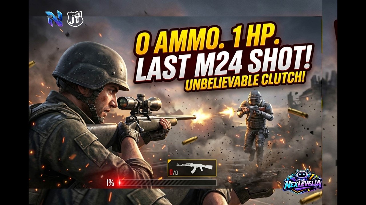 M24 vs Full Auto: The Luckiest Win Ever? 🎯