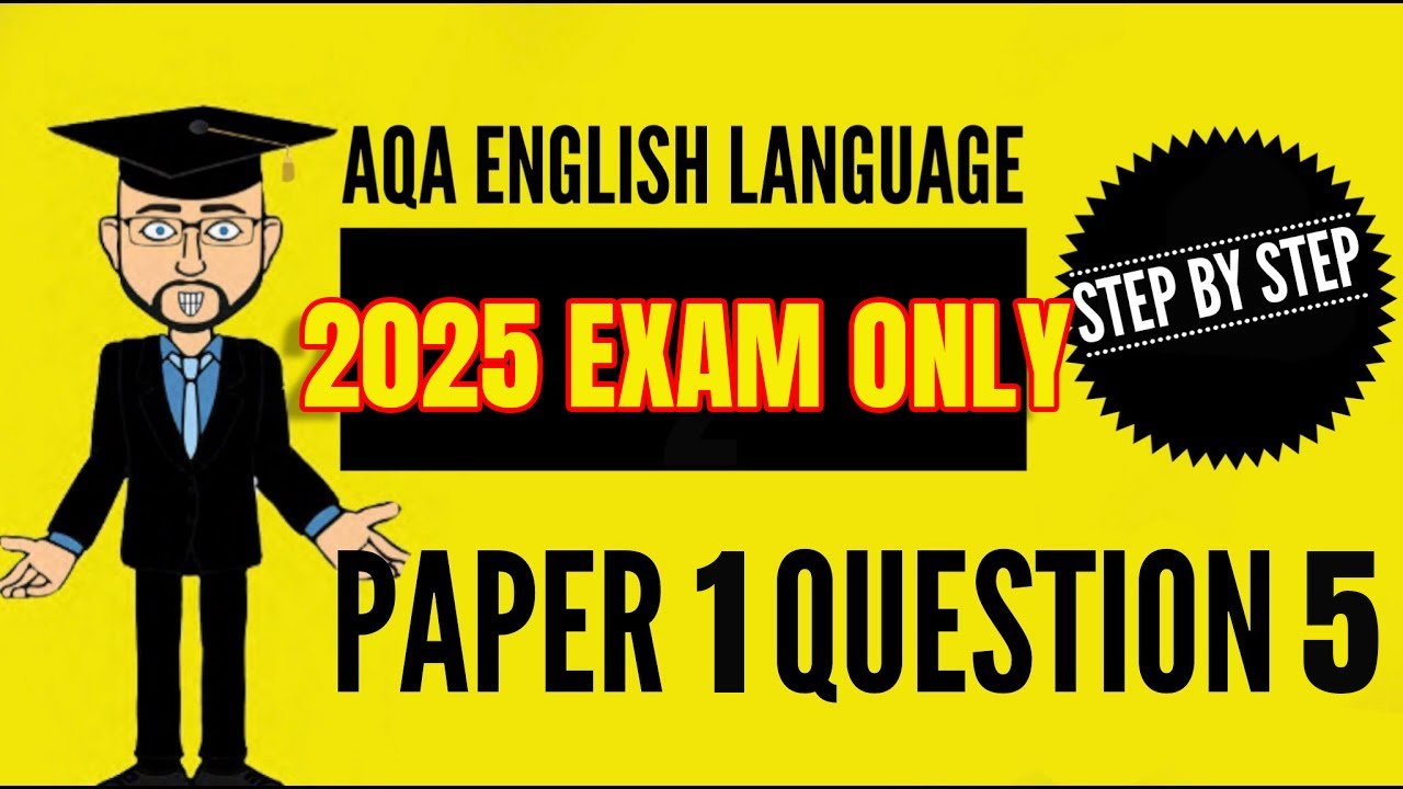 Экзаменационная работа AQA по английскому языку 1, вопрос 5: расширенное издание (только 2025 г.)