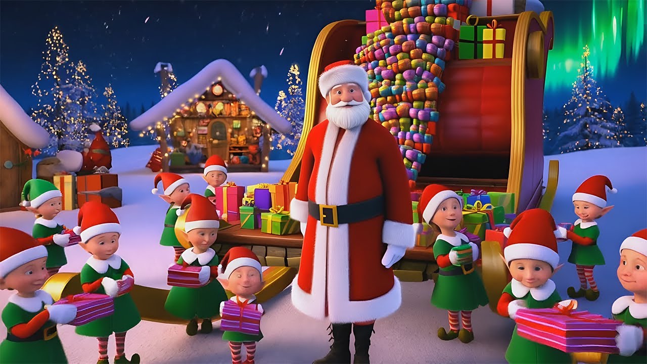 Santa&rsquo;s Little Helpers 🎅 | Animated Christmas Song for Kids & Families 🎁🎄