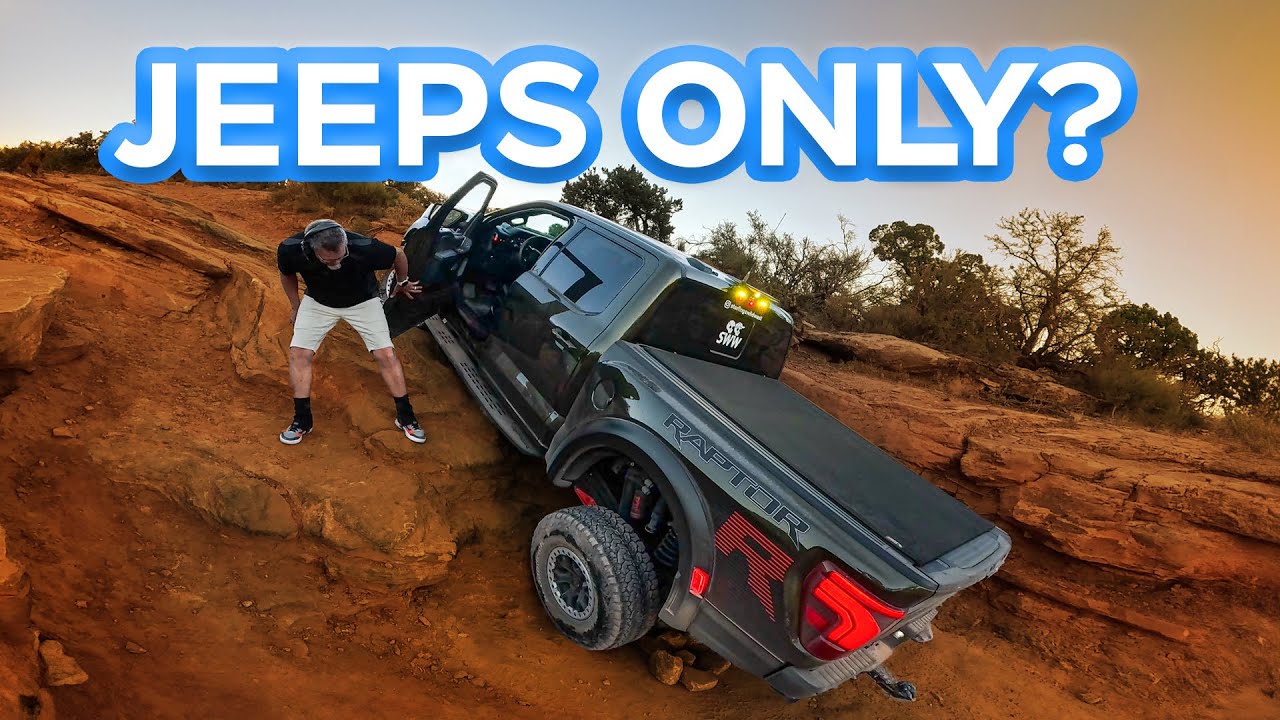 Raptor owner learns his lesson…Raptor R vs Jeep Trail