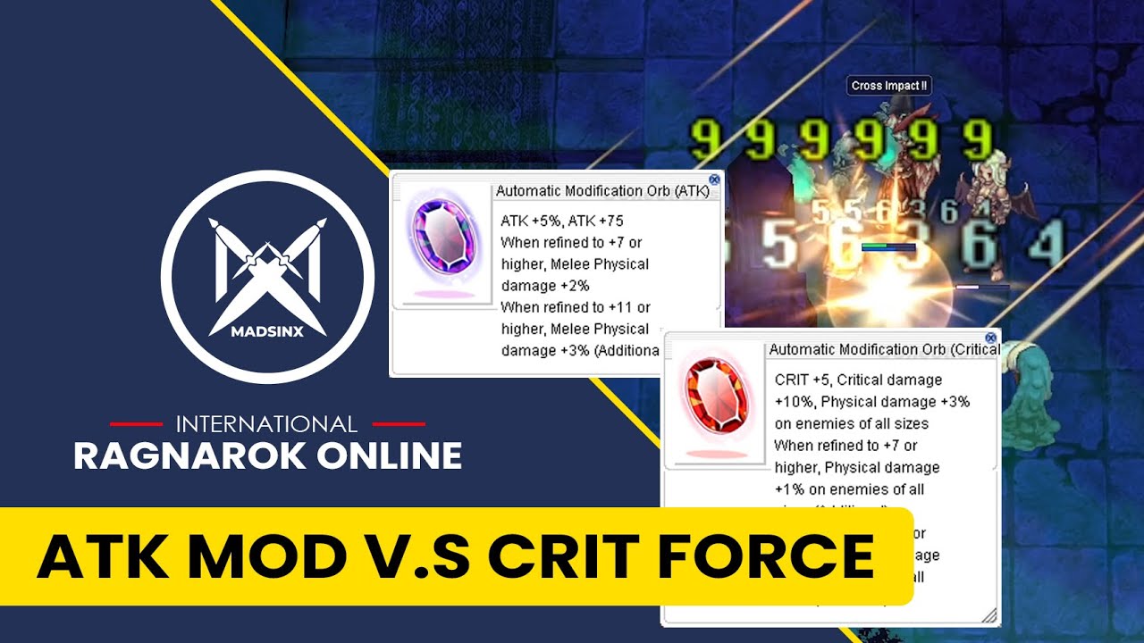 Which MOD will you use? ATK or Critical Force? Watch it NOW!