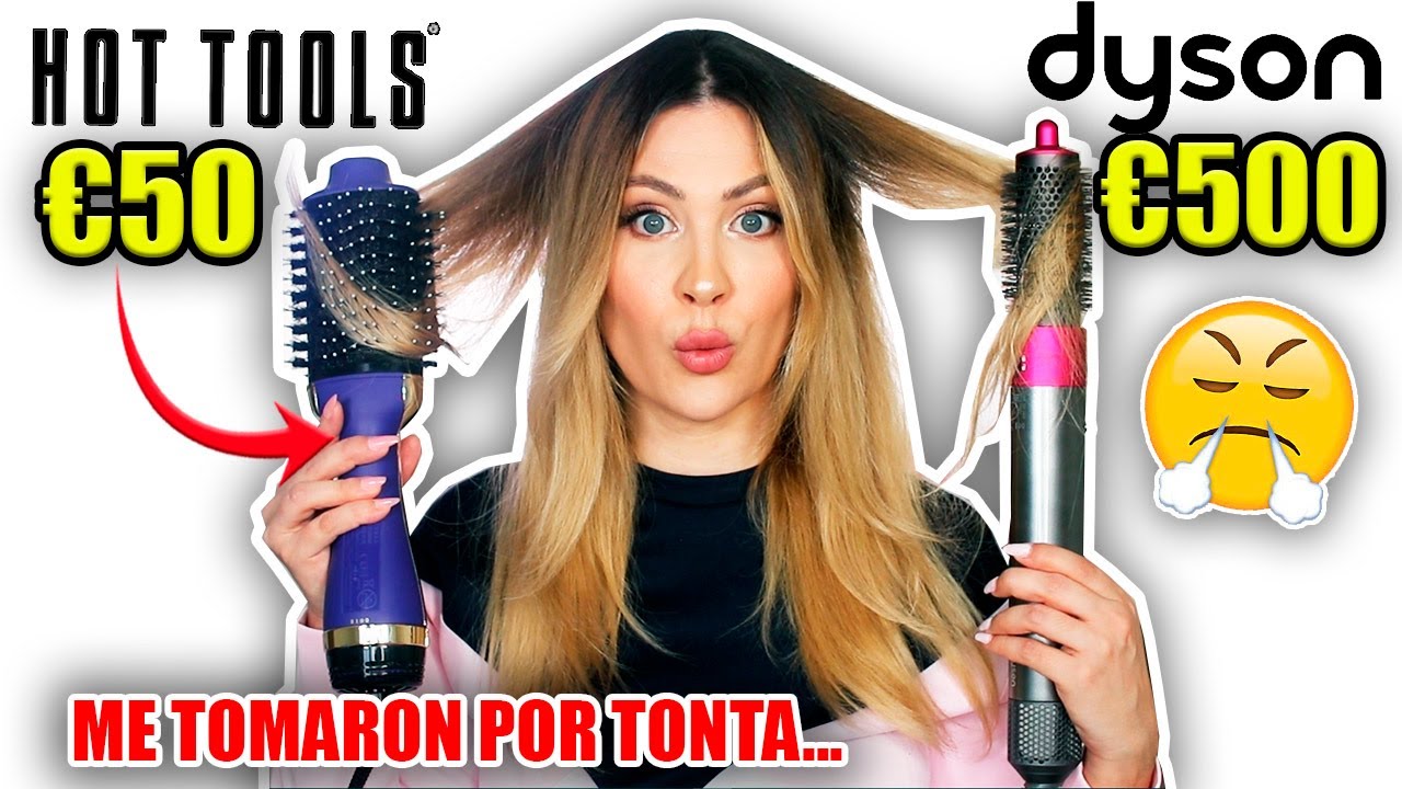 QUE NO TE TOMEN EL PELO COMO A MI... CARO Vs BARATO | DYSON Vs HOT TOOLS CEPILLO SECADOR