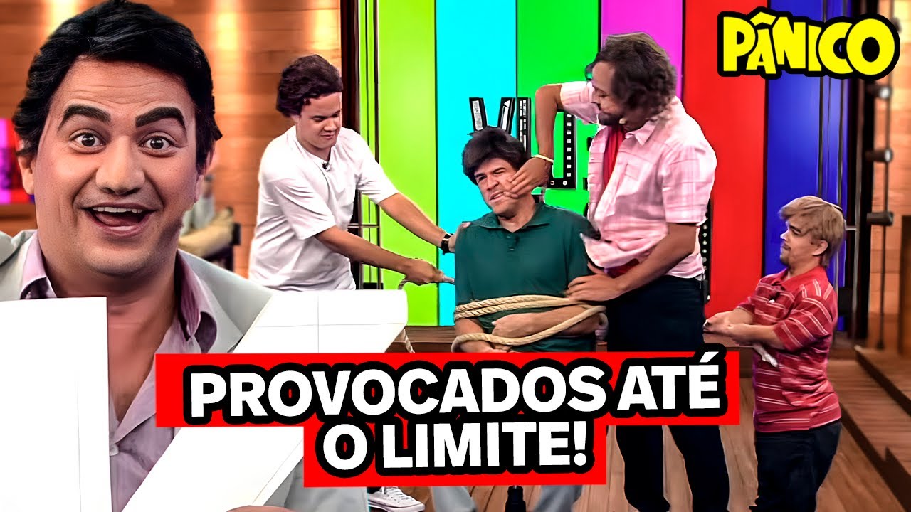 EDUARDO STERBLITCH TENTOU DE TUDO PARA FAZER O ELENCO DO P&Acirc;NICO DAR RISADA | Video Sou