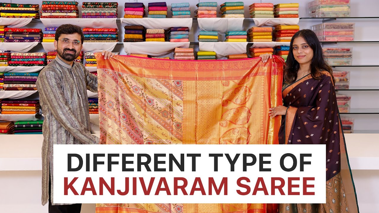 Different Types of Kanjivaram Sarees with Price  - Tissue Kanjeevaram, Low range, Bridal Saree