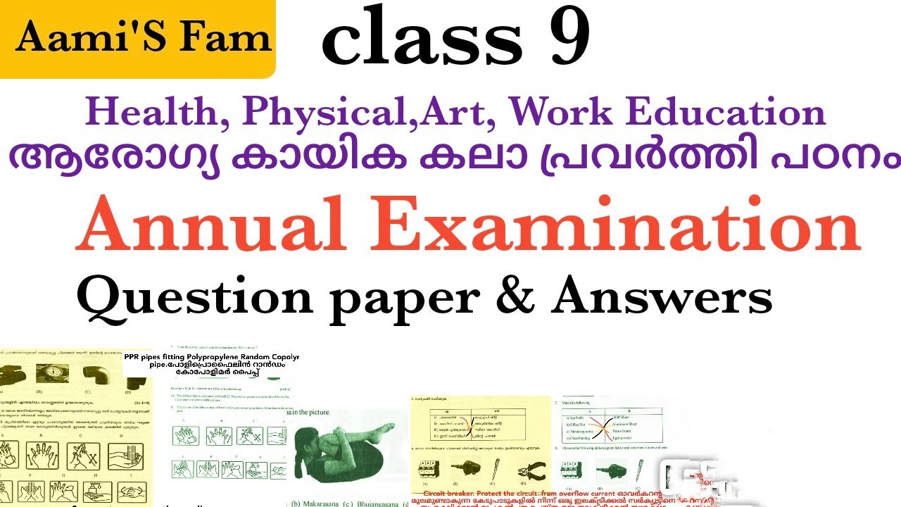 Class 9-Arts-Annual Exam Question paper answers
