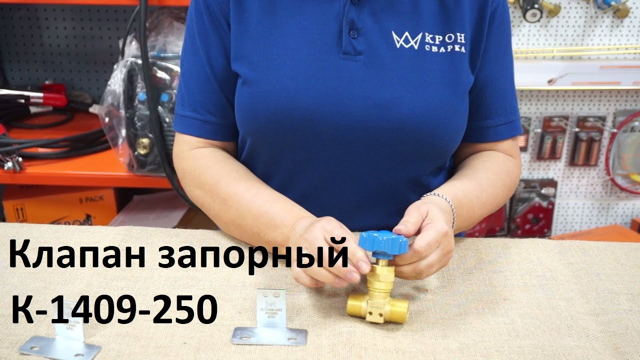 Клапан запорный К 1409 250