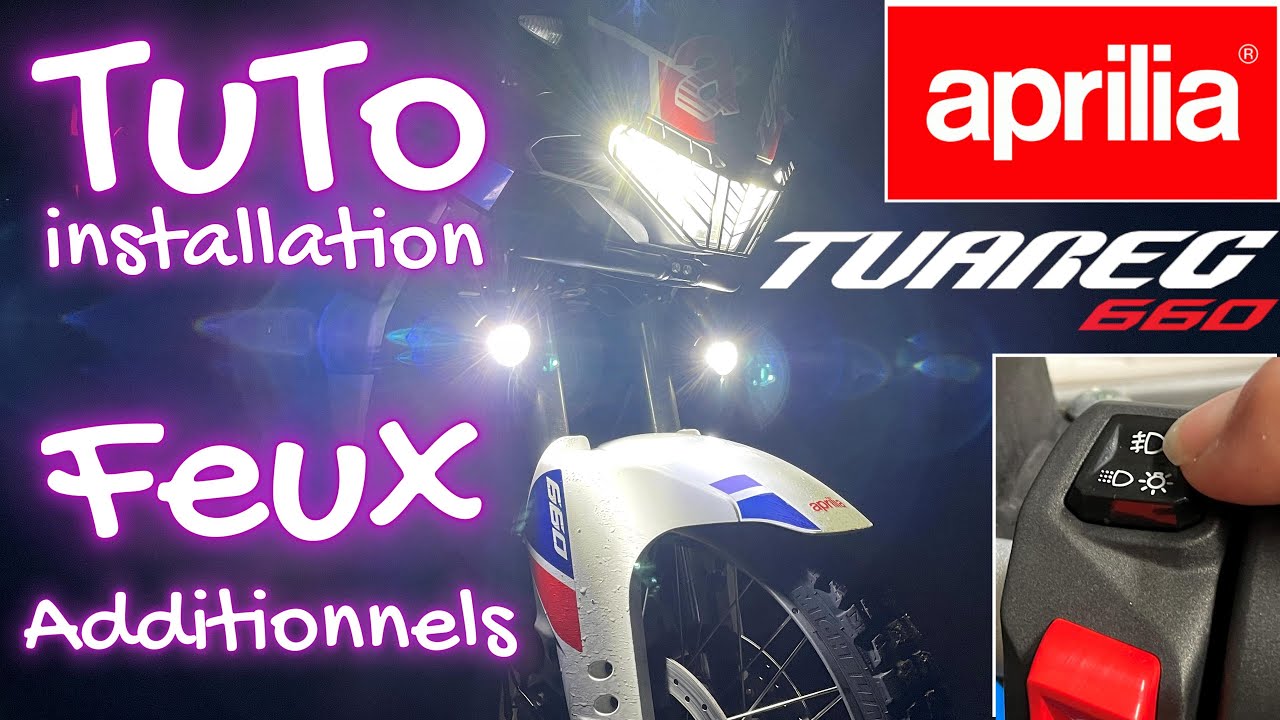 Tuto Tuareg 660 Feux additionnels sur switch d'origine Aprilia