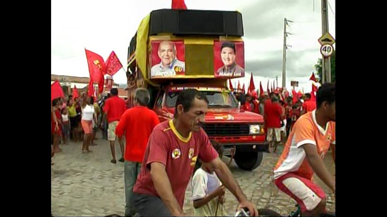 Eleições 2008 em Massapê - CE. Passeata do Jacques com o 