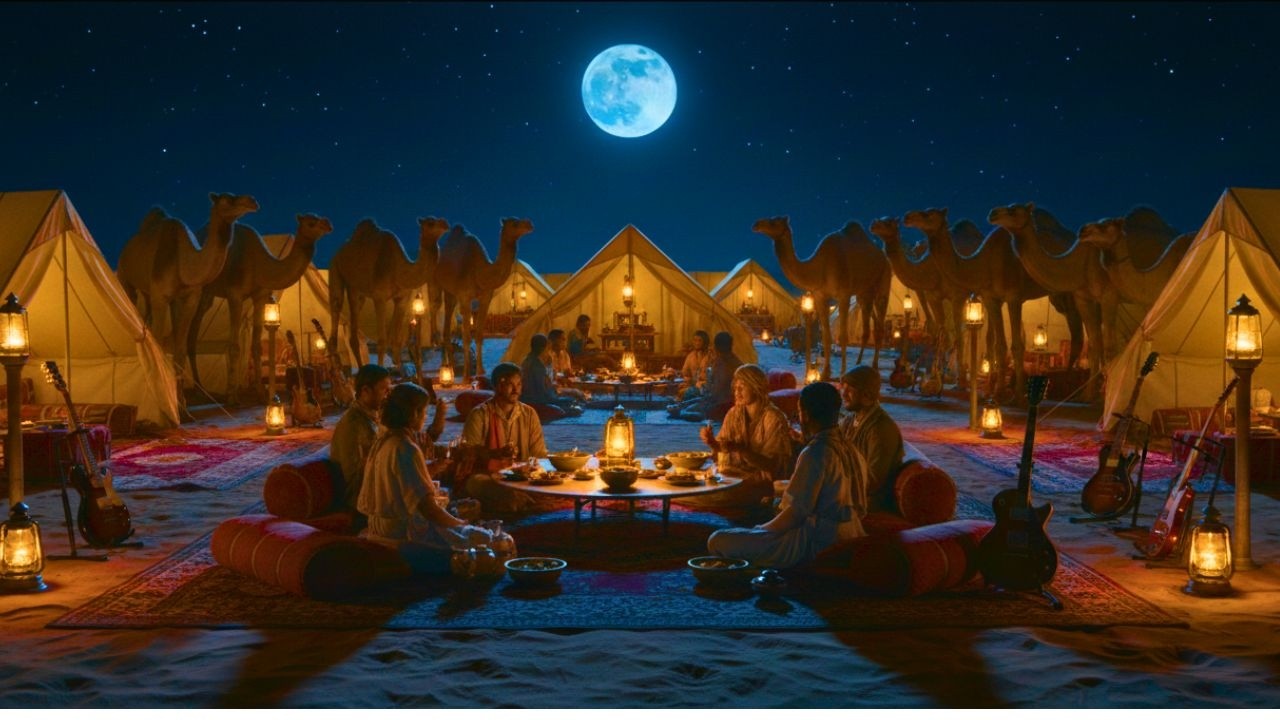 Flames Beneath the Stars – Tuareg Desert Blues & Saharan Guitar Odyssey