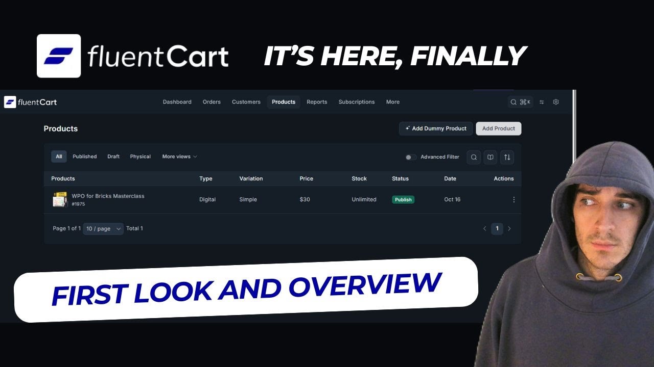 Fluent Cart it's here, first Look and overview
