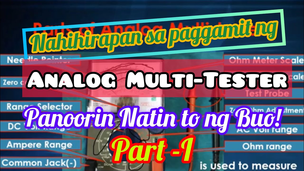 How to understand Analog Multi-tester | Part One