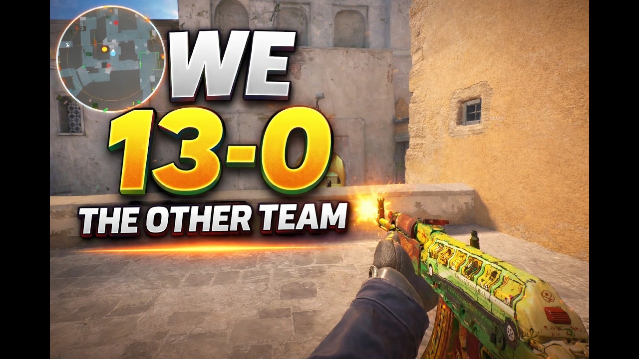 CS2 - Full Gameplay - 13-0 on Dust 2 - No Commentary