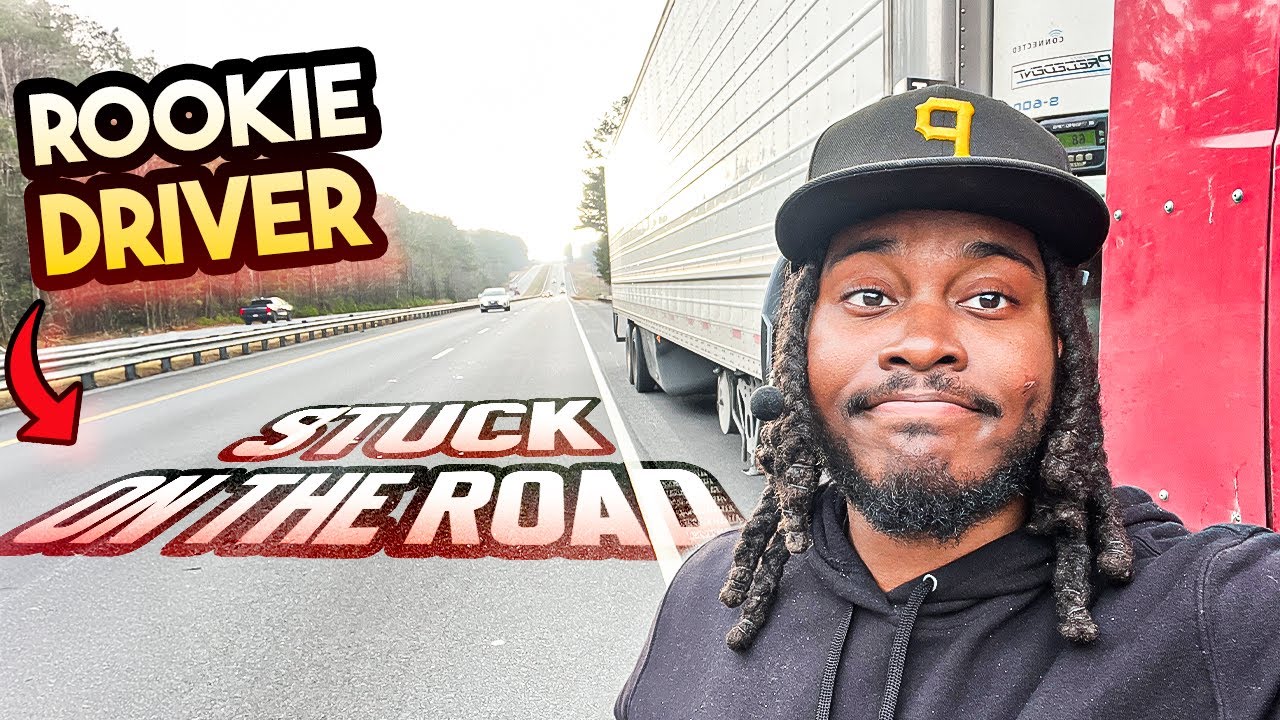 STARTING 2026 OFF BAD🤦🏾‍♂️|GOT STUCK ON THE SIDE OF THE ROAD!|TRUCKING VLOG|