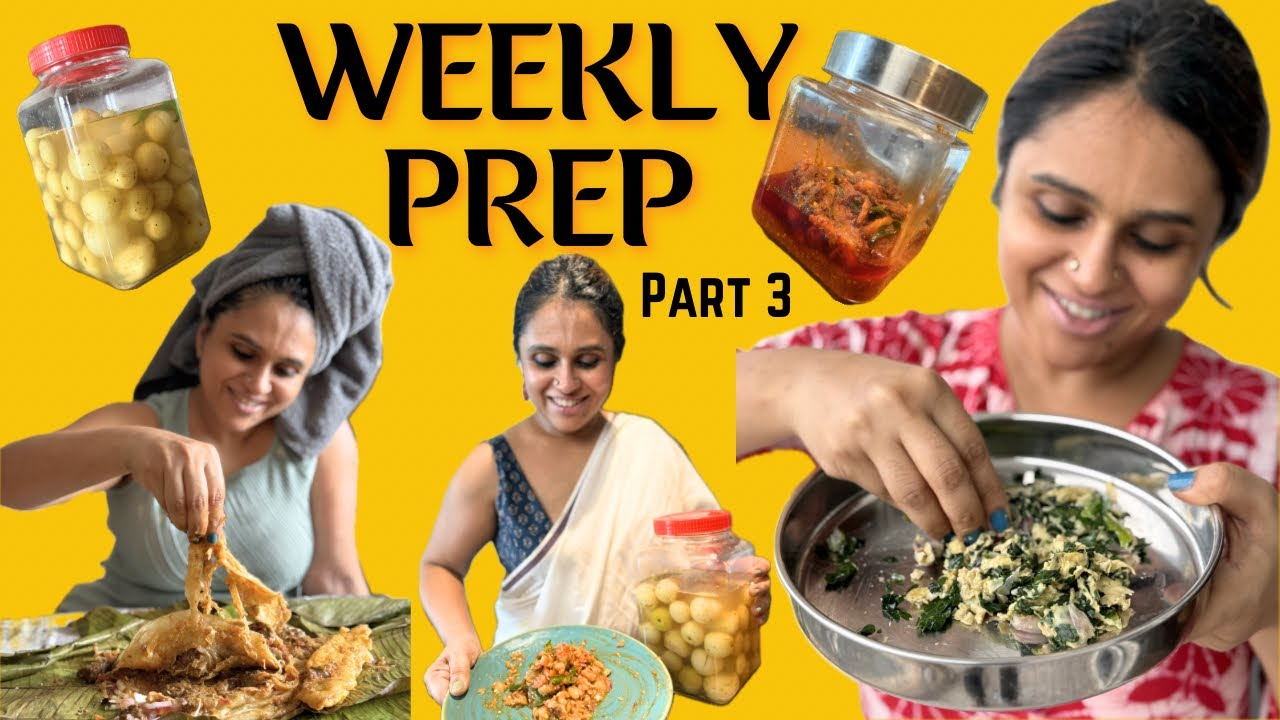 Weekly prep | PART 3 | Kitchen tales by Neethu