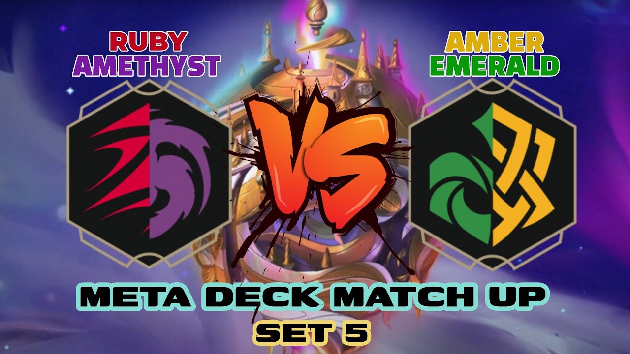 Epic Disney Lorcana Finals Showdown Ruby Amethyst vs Amber Emerald Decks