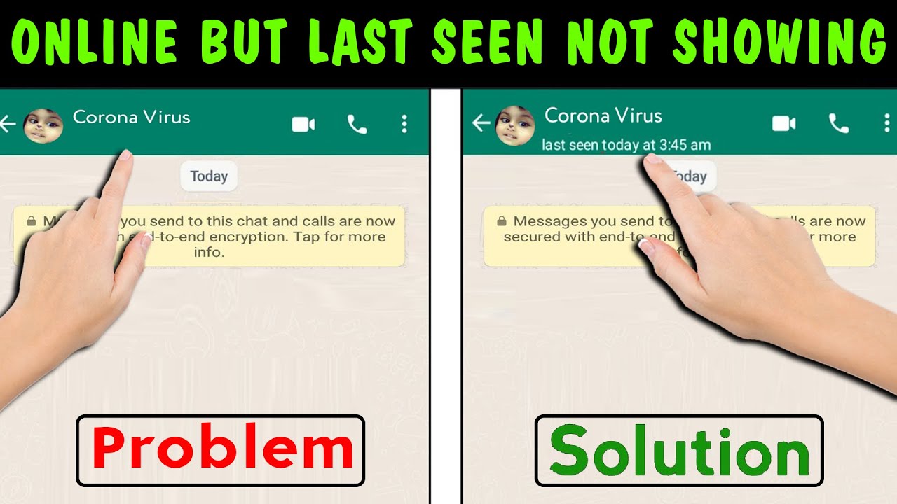 Whatsapp last seen problem | whatsapp online not show | online but last seen not showing on whatsapp