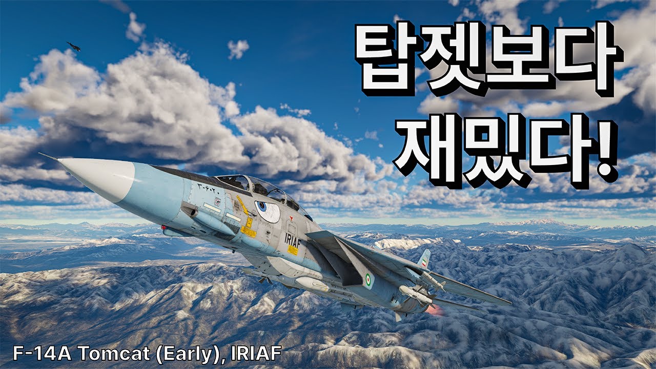 [워썬더] 솔직히 탑젯보다 재밌다! F-14A IRIAF #f14