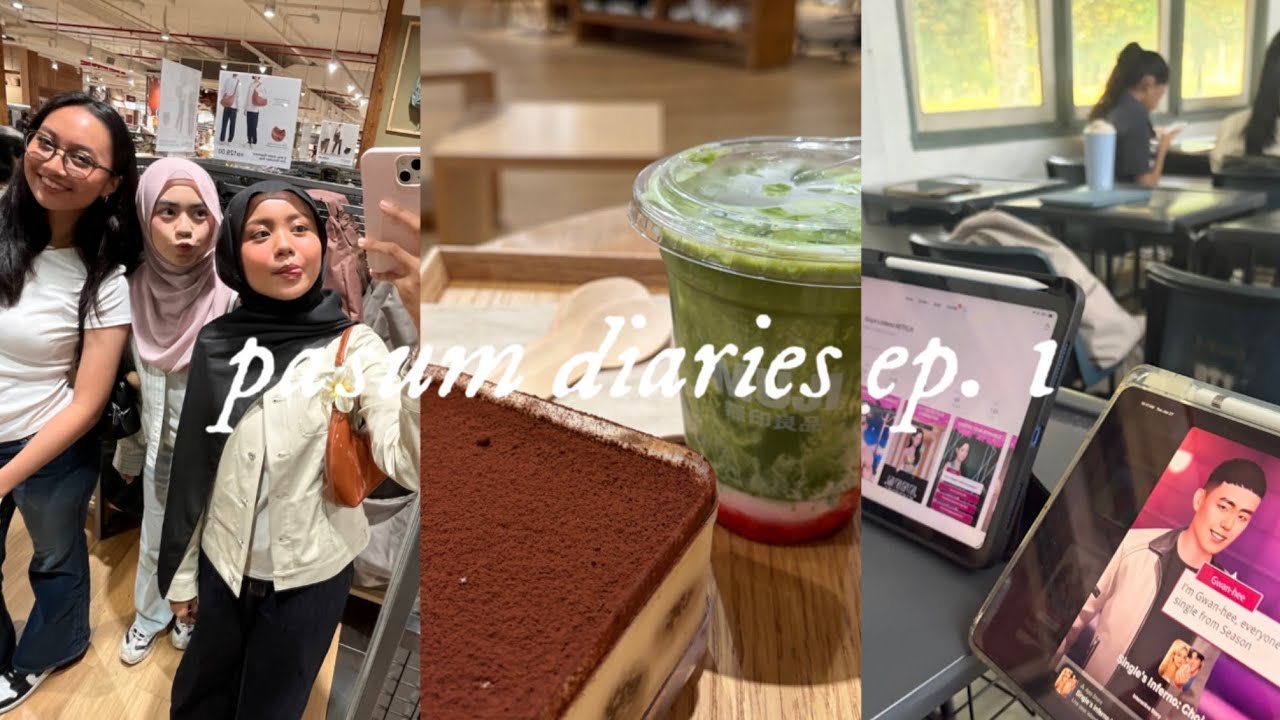 pasum diaries ep. 1: muet results, muji tiramisu, single’s inferno