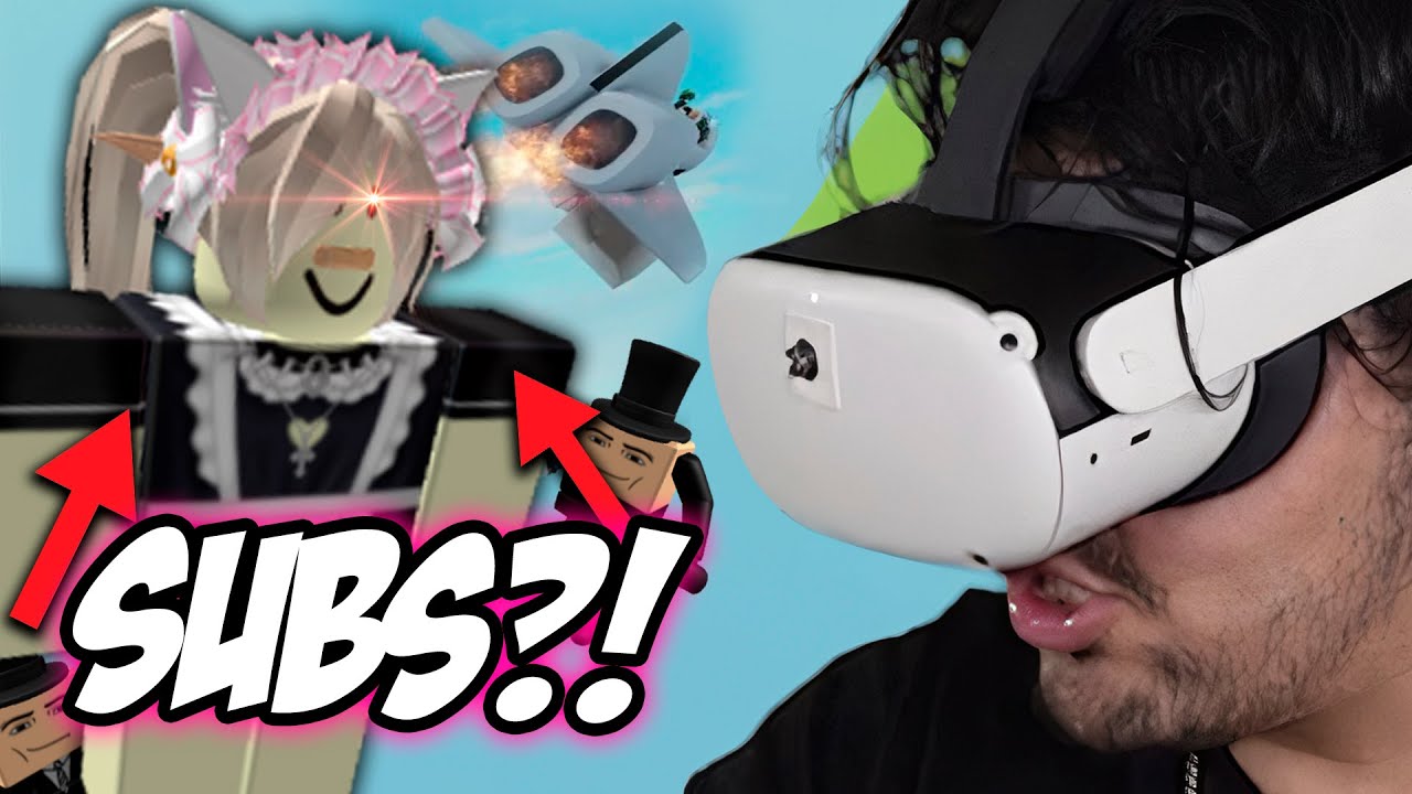 NUNCA JUEGUES ROBLOX VR con SUSCRIPTORES!  💀💥