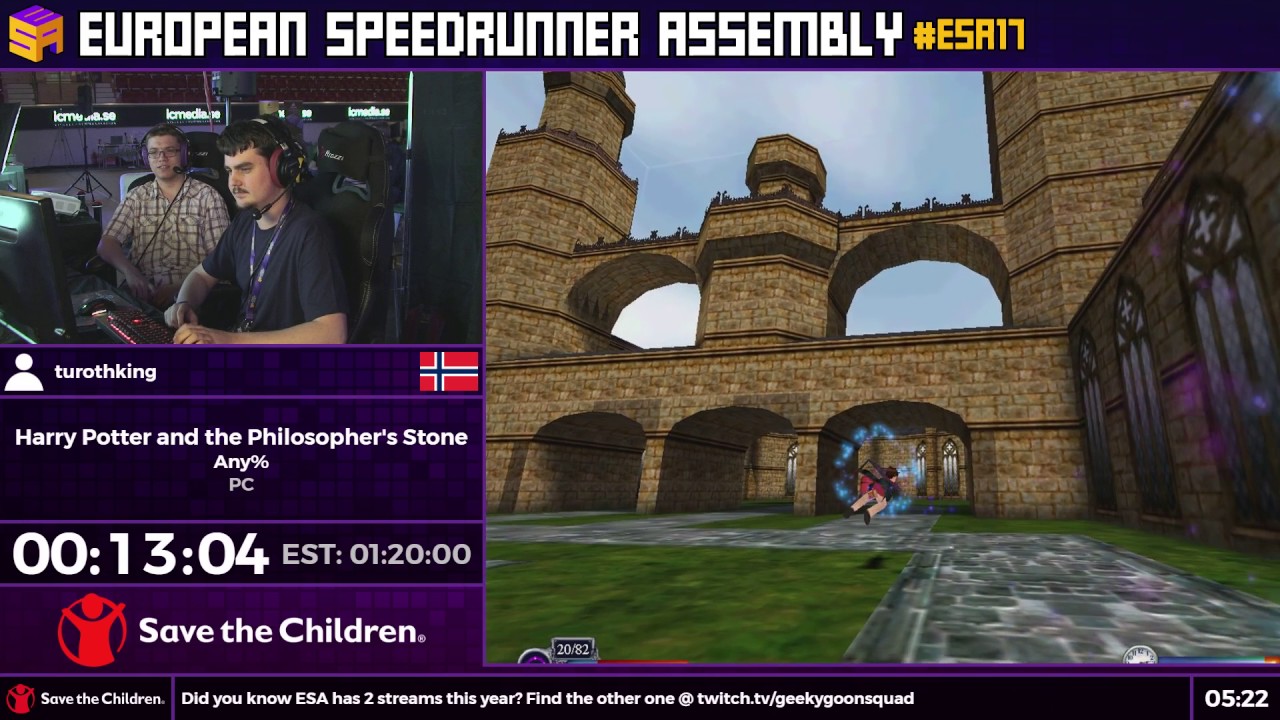 #ESA17 Speedruns - Harry Potter and the Philosopher's Stone [Any%] by turothking