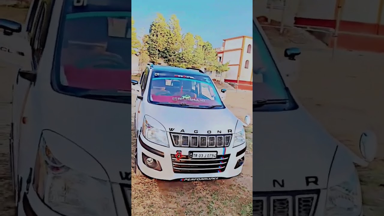 WagonR modify || Roof black 