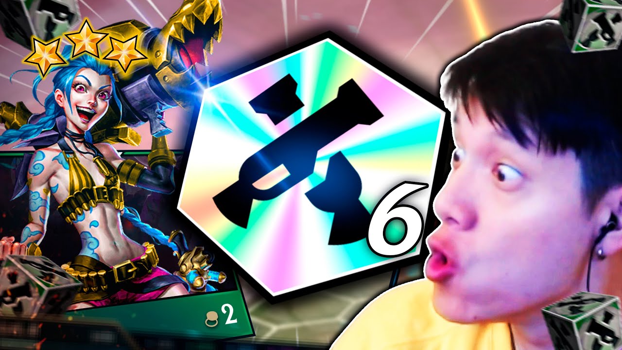 I Played 6 Gunner Jinx Reroll with FOUR Emblems! | TFT Set 9.5 Patch 13.20b