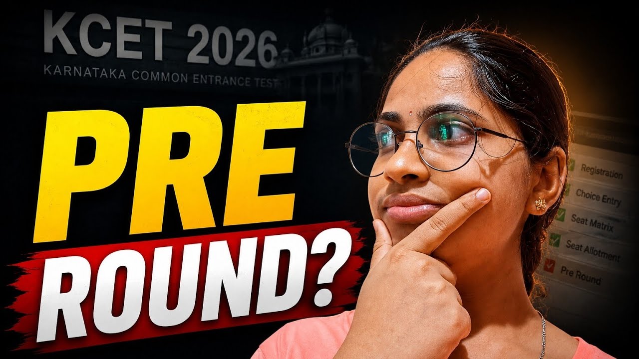 KCET 2026 PRE Round Complete process Explained 👍🏻