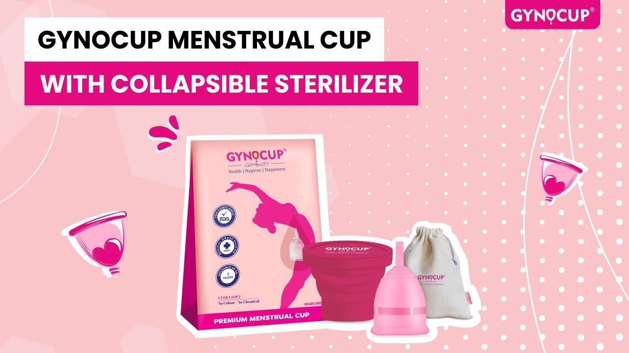 Gynocup menstrual cup with sterilizer | Best menstrual cup | #Gynocup