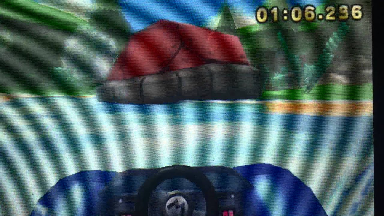 Mario Kart 7 Koopa Cape Time trial in 2:13.233