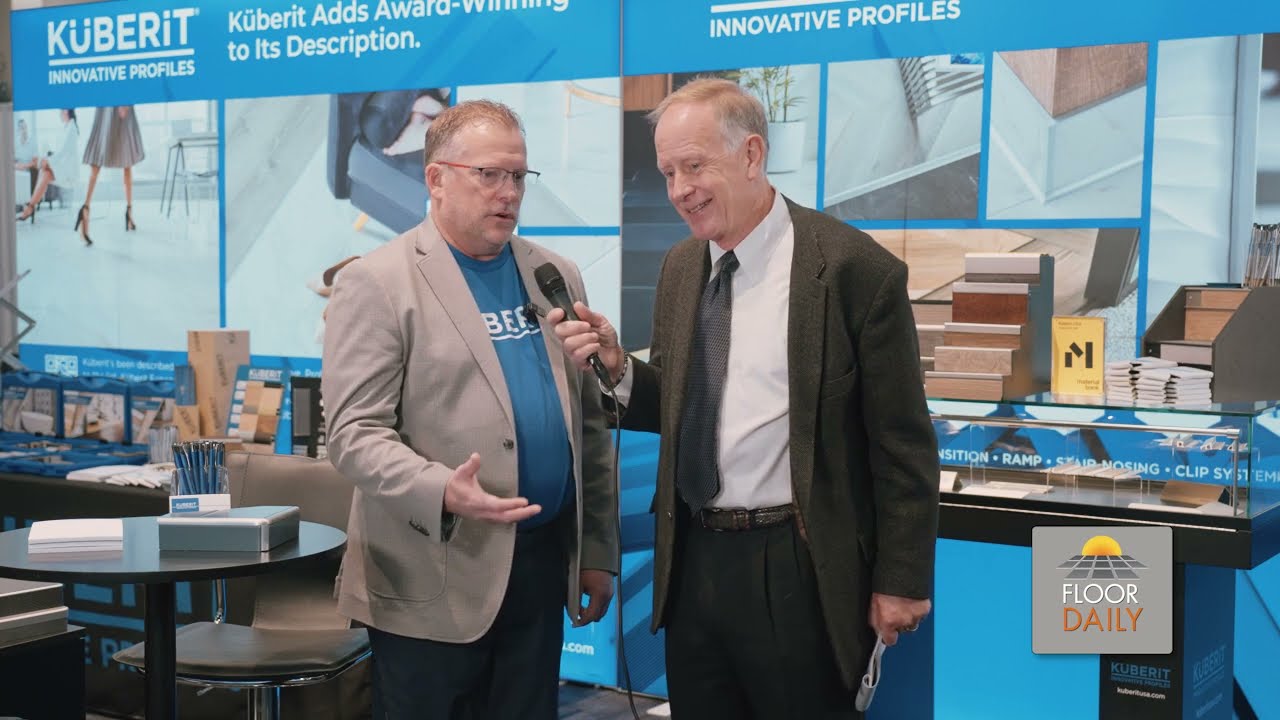 FloorDaily.net: Doug Young Showcases Küberit Profiles at Surfaces 2026