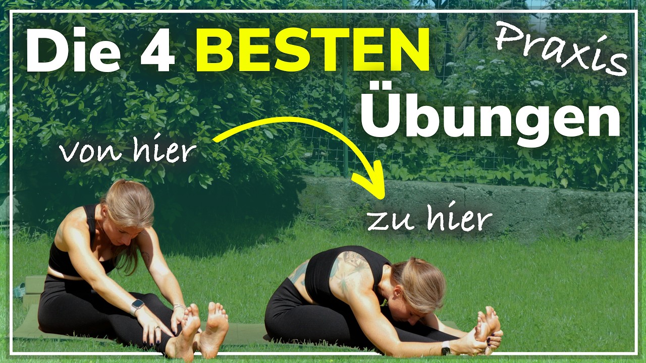 die 4 besten und effektivsten Dehnungen in einer Yoga Praxis