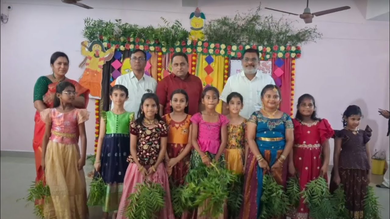 Bonalu & Mehandi celebrations at Winfield High School, Khammam