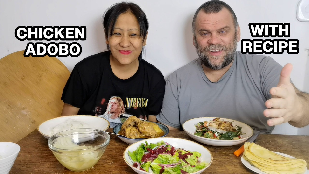 CHICKEN ADOBO RECIPE MUKBANG/SPECIAL DINNER FOR HUBBY/TANGKHUL MUKBANG