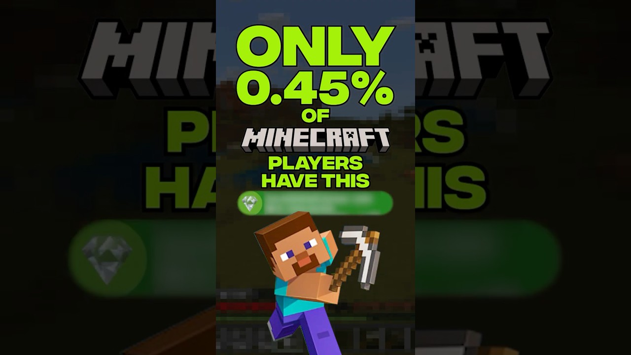 ONLY 0.45% of Minecraft Players Have This Ultra Rare Achievement
