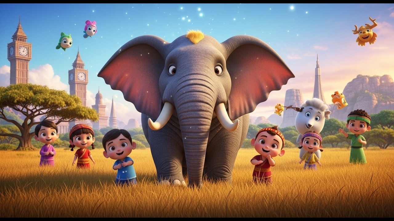 ✨ Peekaboo Around the World! 🌍 | Fun Travel Song for Kids | Interactive Nursery Rhyme