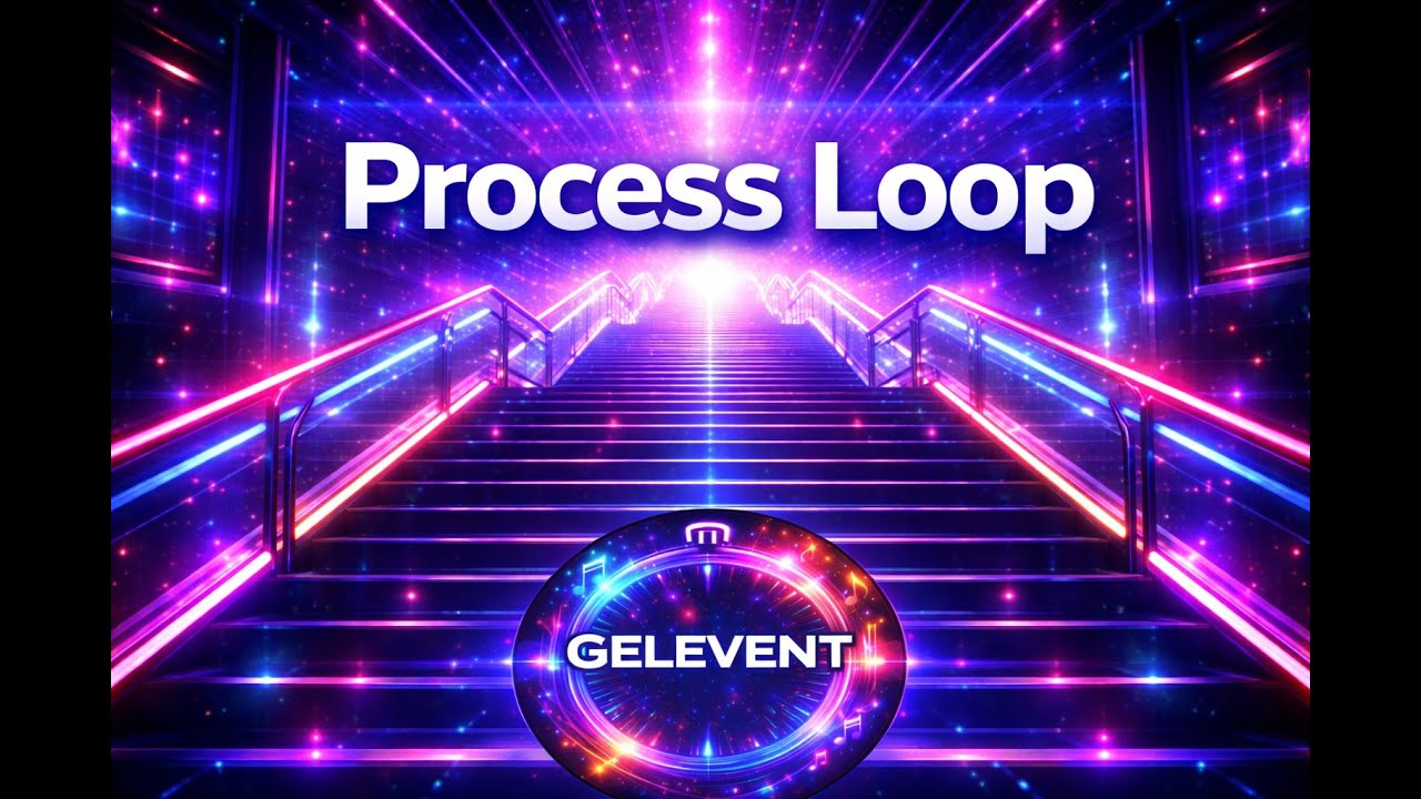 Process Loop - Futuristic Robotic Dinamic (cyberpunk ambient music, work music, training)