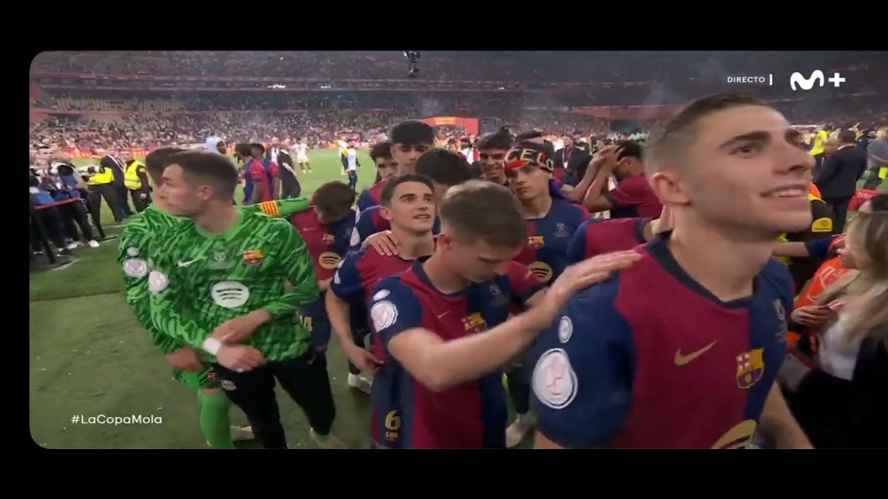 #futbol #barcelona  Celebracion de la Copa del Rey Barcelona Campeon
