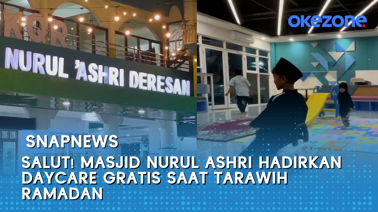 Salut! Masjid Nurul Ashri Hadirkan Daycare Gratis Saat Tarawih Ramadan