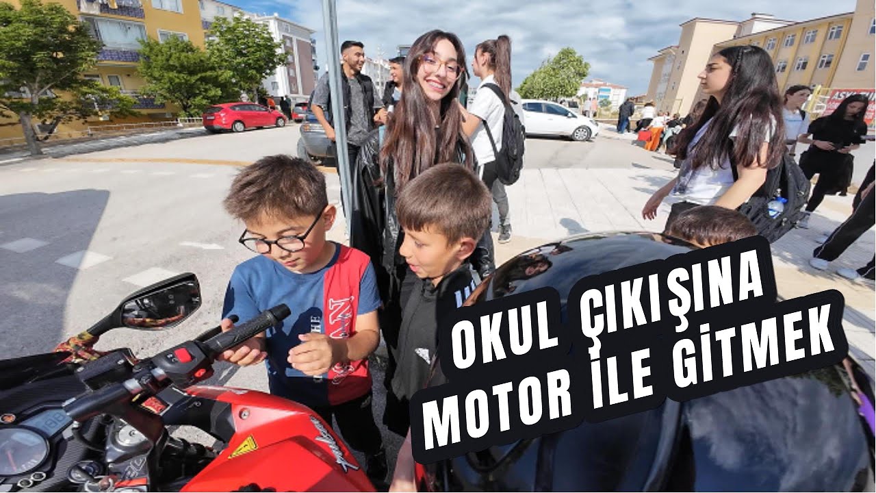 KARDEŞİMİ OKULDAN ALDIM | RS200 | MOTOVLOG