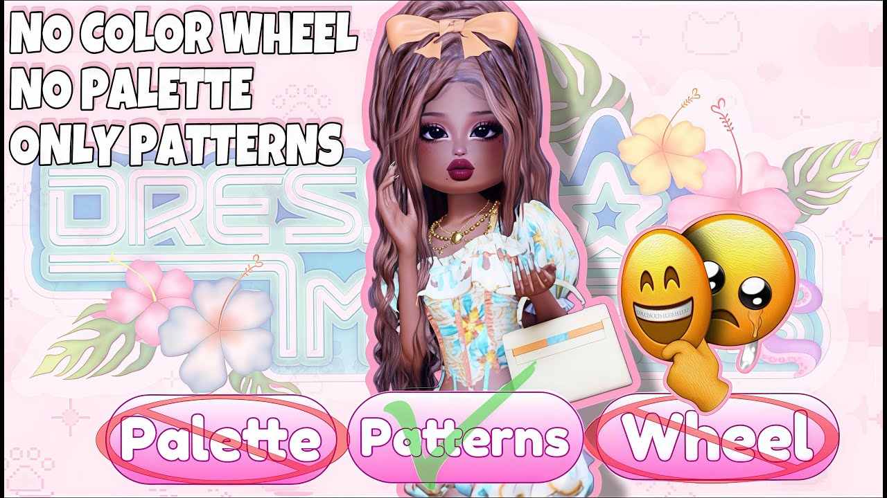 Dress To Impress BUT I Can *ONLY USE* Patterns!!