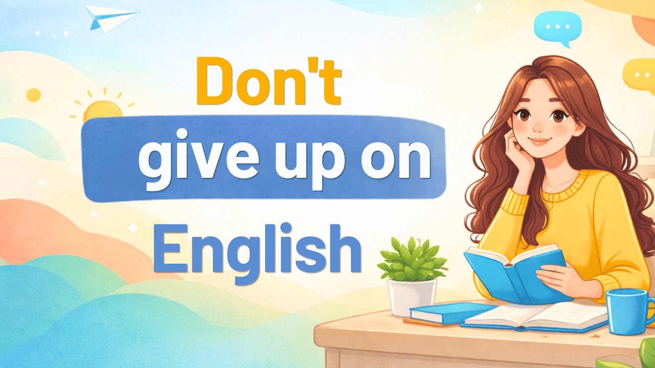 Never Give Up on Learning English (A1–A2)