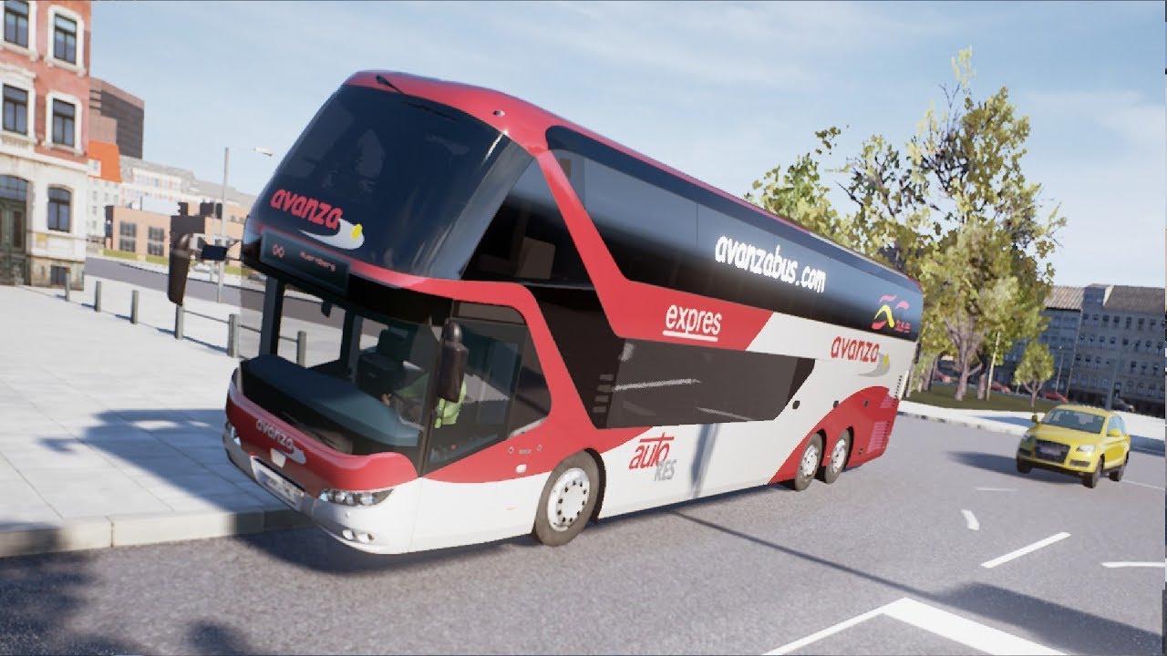Fernbus Simulator Autobús Neoplan Skyliner de doble piso | Ruta por Alemania