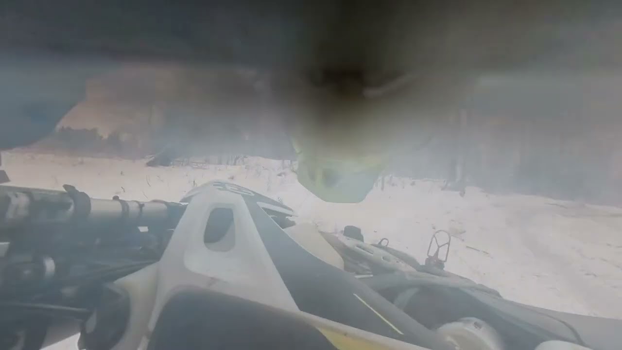 Vintercupen 2024 Skövde Det var KALLT -15c och över min förmåga. Husqvarna FE 250