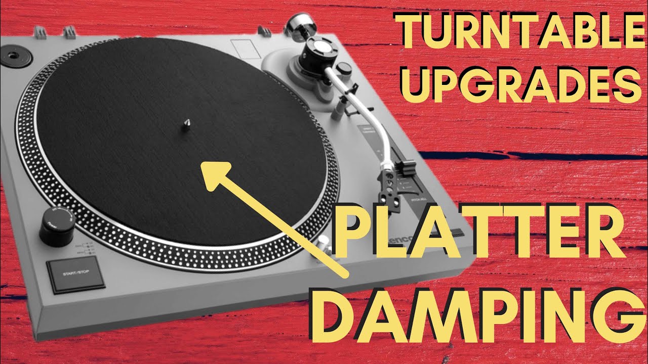 SOUNDECK PLATTER DAMPING REVIEW & 'STRIKE' TESTS OF L-3808, AT 120X & 140 PLUS DEBUT EVO TURNTABLES